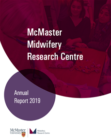 McMaster Midwifery Research Centre Annual Report 2019 cover page